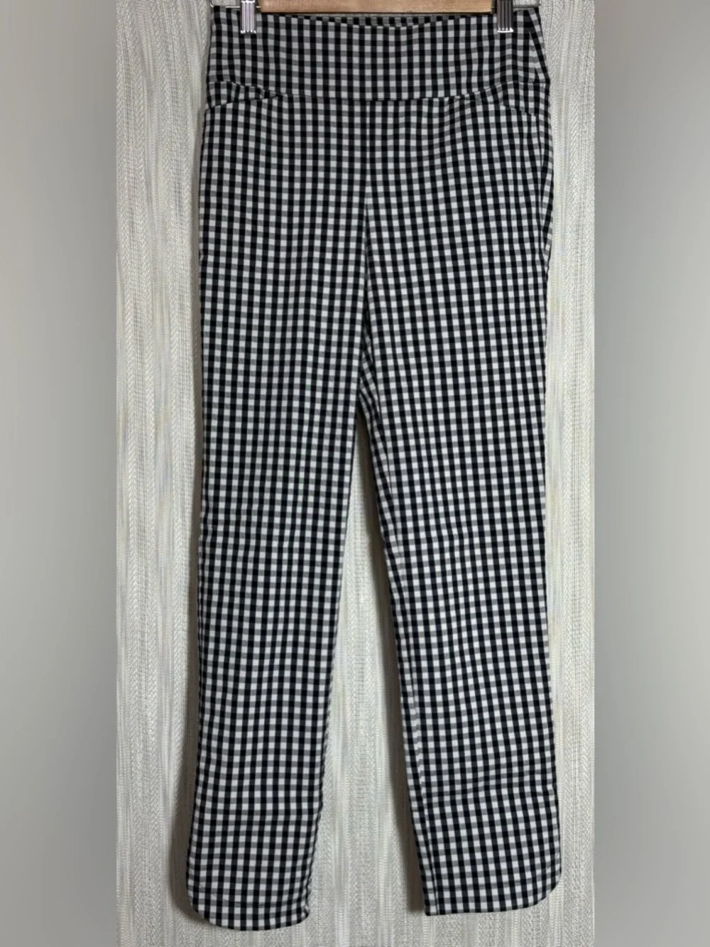 J. McLaughlin Blue & White Gingham pants